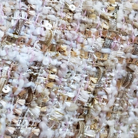 Jay Godfrey Diaz Fit & Flare Tweed Metallic Sequin Scoop Neck Dress - Picture 10 of 12